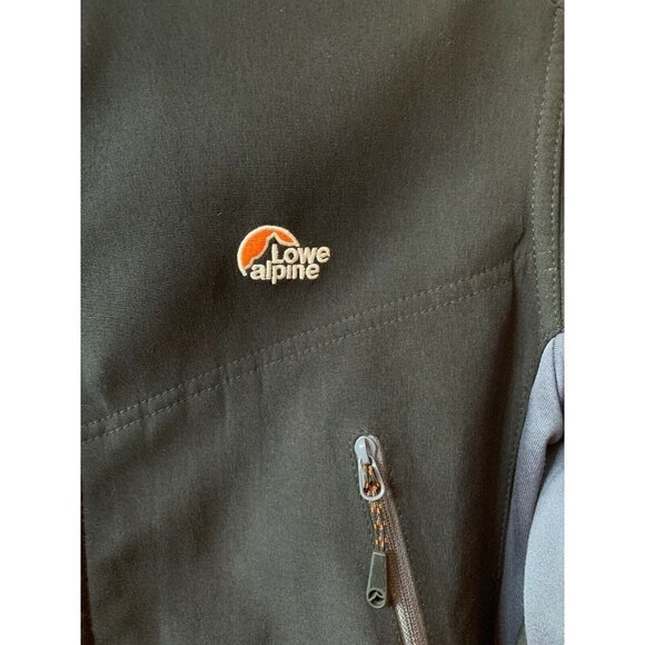 Lowe Alpine Titanium Soft Shell Zone Womens Hooded Jacket Black Size M - Picture 2 of 10